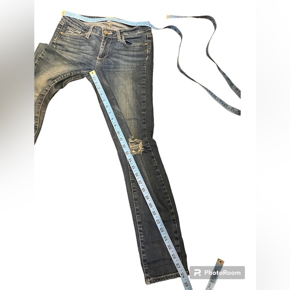PAIGE VERDUGO Ankle Distressed
Busted Knee Women's Denim Jeans Size 27 Designer - Picture 11 of 14